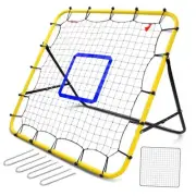 Baseball and Softball Rebounder Net,3.3×3.3FT Baseball Pitching Net with
