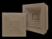 Graphic45 2-IN-1 TUNNEL & PYRAMID CHIPBOARD ALBUMS scrapbooking