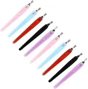 50pcs Dead Skin Fork Trimmer Nail Kit Nail Pusher Tool Kit De Manicura Dead Skin Pusher Cuticle Pusher Tool Pedicure Tools Portable Cuticle Remover Nail Art Tool Kit Plastic Abs Healeved