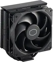 Cooler Master Hyper 212 Black CPU Air Cooler - Aluminium Finish, 4 Compact Continuous Direct Contact Heatpipes, SickleFlow 120 Edge Fan, LGA1700 and AM5 Brackets - Black