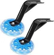 BESPORTBLE 2pcs Boys and Girls Bike Flashing Training Wheels Mute Balance Wheel Accessories 18 Silent Brackets for Safe Cycling