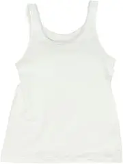 LECIEN(ルシアン) Lucien Junior Underwear, Tank Top with Cups, Bra, Skin Side, 100% Cotton, Flat Specifications, Girls, White