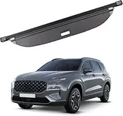 Cargo Cover Privacy Screen Retractable Trunk Tonneau Cover Luggage Shield Shade Cargo Cover for Hyundai for Santa fe 2021+