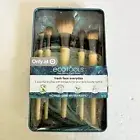 TARGET ECOTOOLS ESSENTIAL MAKE UP BEAUTY BRUSHES SET OF 5 WITH STORAGE TIN