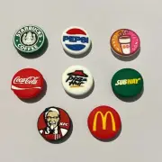 Favorite Food Brands Shoe Charms for Crocs - Australia Stock