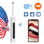 Dental Cordless Intraoral Camera 8 LED Light HD Wifi Oral Camera Endoscope