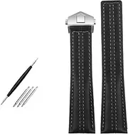 [AEMALL] Genuine Leather Watch Strap For TAG Heuer Carrera Porsche Edition Heuer Cowhide Monaco Heritage 6 Watchband Accessories 22mm