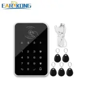 433MHz Wireless Keyboard TouchPad Doorbell WiFi GSM Alarm RFID Card Rechargeable