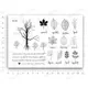 壁貼工場-紋身貼 刺青貼紙 身體彩繪 樹 樹葉 紋身貼 D5-103