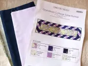 Connecting Threads Grandma's Cottage Grove Table Runner Quilting Kit Lilac Green