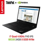ThinkPad T15 i7 Quad 4.9GHz MX330 FHD IPS 24GB 512GB BL FPR 4Y OS Warranty P15s