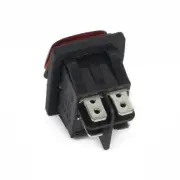 DPST Rocker Switch Electrical Equipment & Supplies Quick Connection Red LED 20A