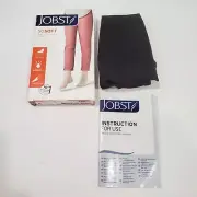 JOBST SOSOFT Ribbed Pattern Knee High Compression Sock 20-30mmHg Black Large NEW