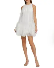 Mac Duggal Petal A-Line Mini Dress