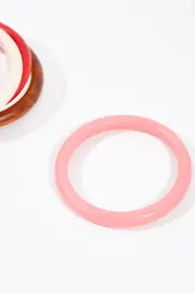 Resin Classic Bracelet--GRE-RESINB-PINK