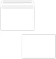 Premium White Envelopes - C4, DL, C6, and C5 Sizes with Peel & Seal Adhesive Strips - 80gsm Paper - Ideal for Office, Home, and Business Use (C5-25pk)