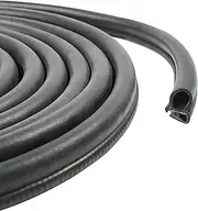 VAGURFO Rubber Edge Trim,Car Weather Striping,Door Rubber Seal Strip Trim Seal,Automotive Weather Stripping Edge Guard for Cars, Boats, RVs, Trucks, and Home Applications(20 FT)