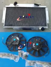Aluminum Radiator + fan for Triumph Spitfire MARK III/IV/1500 MT 1964-1978 1971