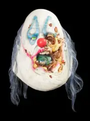 Freakshow Freddie Scary Zombie Clown Halloween Mask