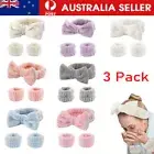 Face Wash Wristband Headband Set Scrunchies Cuffs Towel Hair Headband for Makeup