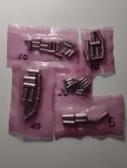 Uninsulated Cord End Bootlace Ferrules Cable Crimps Terminal lot of 66
