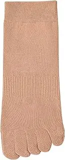 [Yizelli] 3 Pairs Toe Socks for Women Girls Five Finger Socks Cotton Mid Crew Socks for Spring and Fall