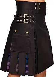 [ASU KILTS] Modern Hybrid Utility Cotton & Tartan Kilts for Men-Multiple Tartans Kilt for Men