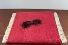 Indien Red Handmade Table Mat Indoor & Outdoor Small Placemat Kitchen Décor Rugs