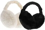[TOVINANNA] 2pcs Ear Muffs for Winter Warmth Cozy Earmuffs for Durable Winter Accessories for Outdoor Activities Cold Weather present for Christmas Year