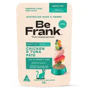 Be Frank Grain Free Adult Chicken & Tuna Pate Wet Cat Food 85g 12x85g