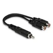 Hosa YRA-104 Male RCA to Dual Female RCA Y-Cable