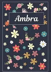 Ambra: Taccuino | Diario | Sketchbook | 120 pagine | A4 | Bianco | Idee regalo