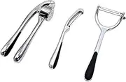 Dart Frog Garlic Press and Vegetable Peelers Set