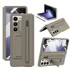 360 Case For Samsung Galaxy Z Fold6 Fold5 4 Shockproof Leather Glass Hinge Cover