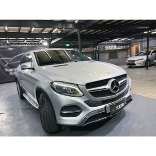 2016年式 C292型 M-Benz GLE Coupe GLE350d 4MATIC 3.0 柴油 珍珠銀