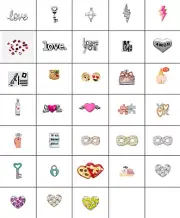 NEW Authentic Origami Owl Charms Valentine's Love Ships in 24 hours