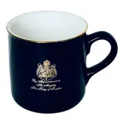 Gevalia Kaffe APPOINTMENT TO HIS MAJESTY KING OF SWEDEN Black Gold Mug NEW