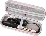 FBLFOBELI Hard Carrying Case for TYMO Ring Plus Ionic Hair Straightener Brush, Portable Travel Storage Bag