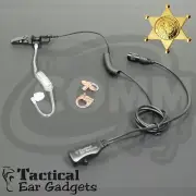 Hawk Lapel Microphone Earpiece with Tube and Earmolds EP1305QR Replacement Kit