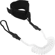 zolyet 4 Feet Ankle Leash Surfing Elastic Coi Stand UP Paddle d Leg Rope Surfboard Ankle Leash Black