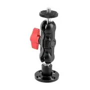1/4"-20 Mini Ball Head Wall Ceiling Mount for Monitor Home Surveillance Red