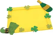 VICASKY Photo Frame Farmhouse St Patricks Day Decor St Day Photo Booth St Photo Ornament Frame St. Decorations Memorial Picture Frame Green Non-woven Fabric