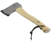 Prandi Yankee Hatchet Axe Satin Hickory Wood Handle 15" Carbon Steel Italy 2lb