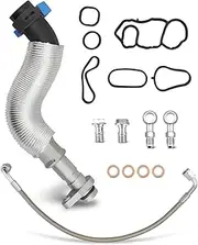 ANODZU Turbo Turbocharger Oil Feed Line Oil Return Line Gasket Seals Fit for Mini Cooper R55 R56 R57 R58 R59 R60 R61 2007-2016, Replace 11428643747 11657534454 11658617069
