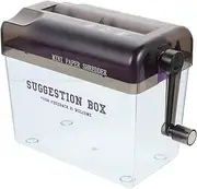 Operitacx Mini Hand Shredder Portable Paper Shredder Manual Shredder Documents Paper Cutting Tool Home Office Desktop Stationery Supplies