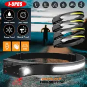 Waterproof Headlamp Night Light LED Motion Sensor Head Torch Headlight Lamp