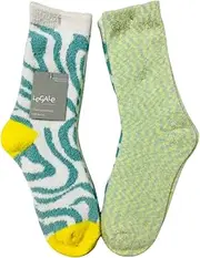 [Legale] Ladies Super Soft Chamois Socks 2Pack, Aqua