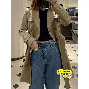 空姐副業Burberry 博柏利 Islington 80279471 經典風衣 防水外套 正品 女生衣服