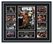 MIKE TYSON WBA WBC IBF SIGNED PHOTO POSTER LIMITED EDITION FRAMED MEMORABILIA