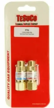 Tesuco FLASHBACK ARRESTOR TORCH END 2Pcs Standard Flow *Australian Brand